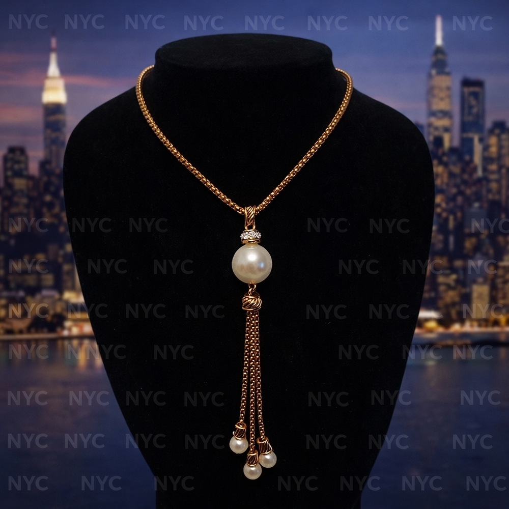 Elegant Black Beaded Necklace - Picture 4 of 12